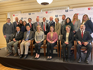 Group photo of research universities and state agencies teams