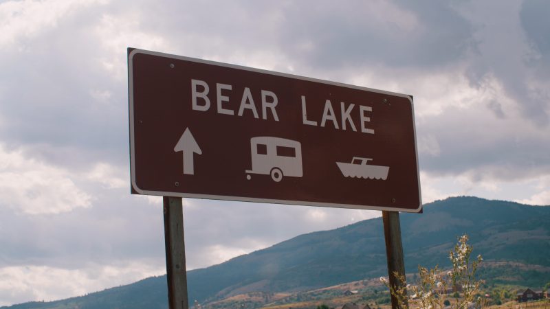 Utah Bear lake sign
